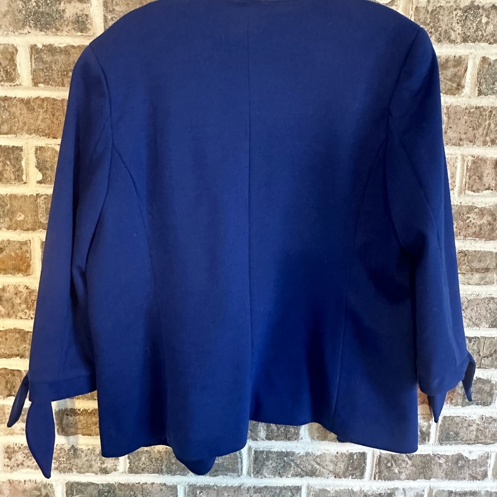 Jules & Leopold 3/4 sleeve Blue Blazer